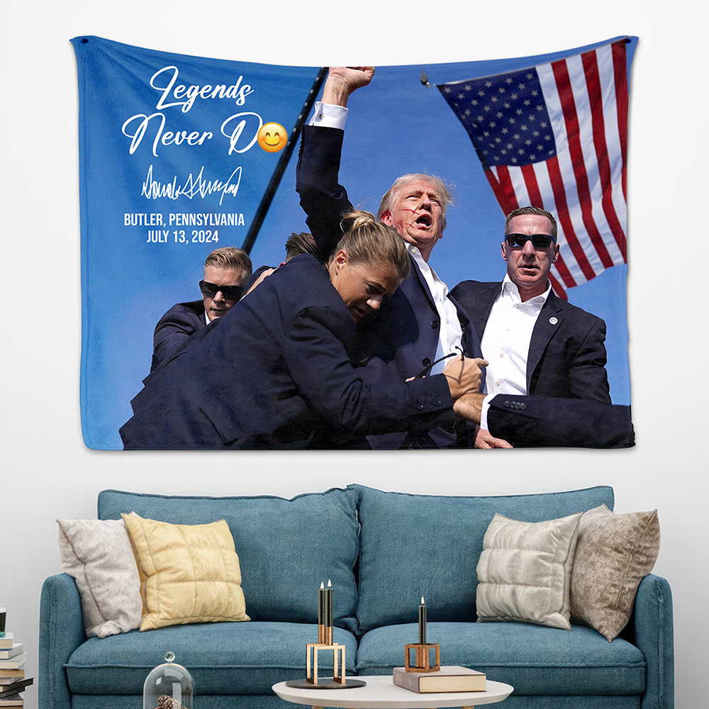 Legends Never D** Tapestry Banner TH10 63345