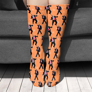 Personalized Trump Dancing Humor Trump Socks HO82 65512