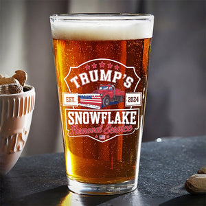 Trumps Snowflake 2024, Snowflake Removal Trump Beer Glass HA75 67170