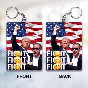 Donald Trump Fi**t Fi**t Fi**t Keychain TH10 63277