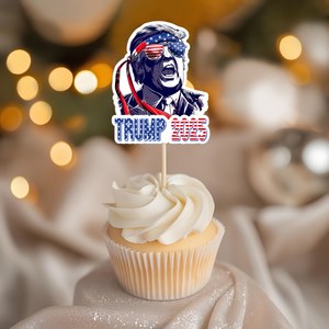 American Trump Independence Day Party Decoration Cupcake Toppers LM32 65339