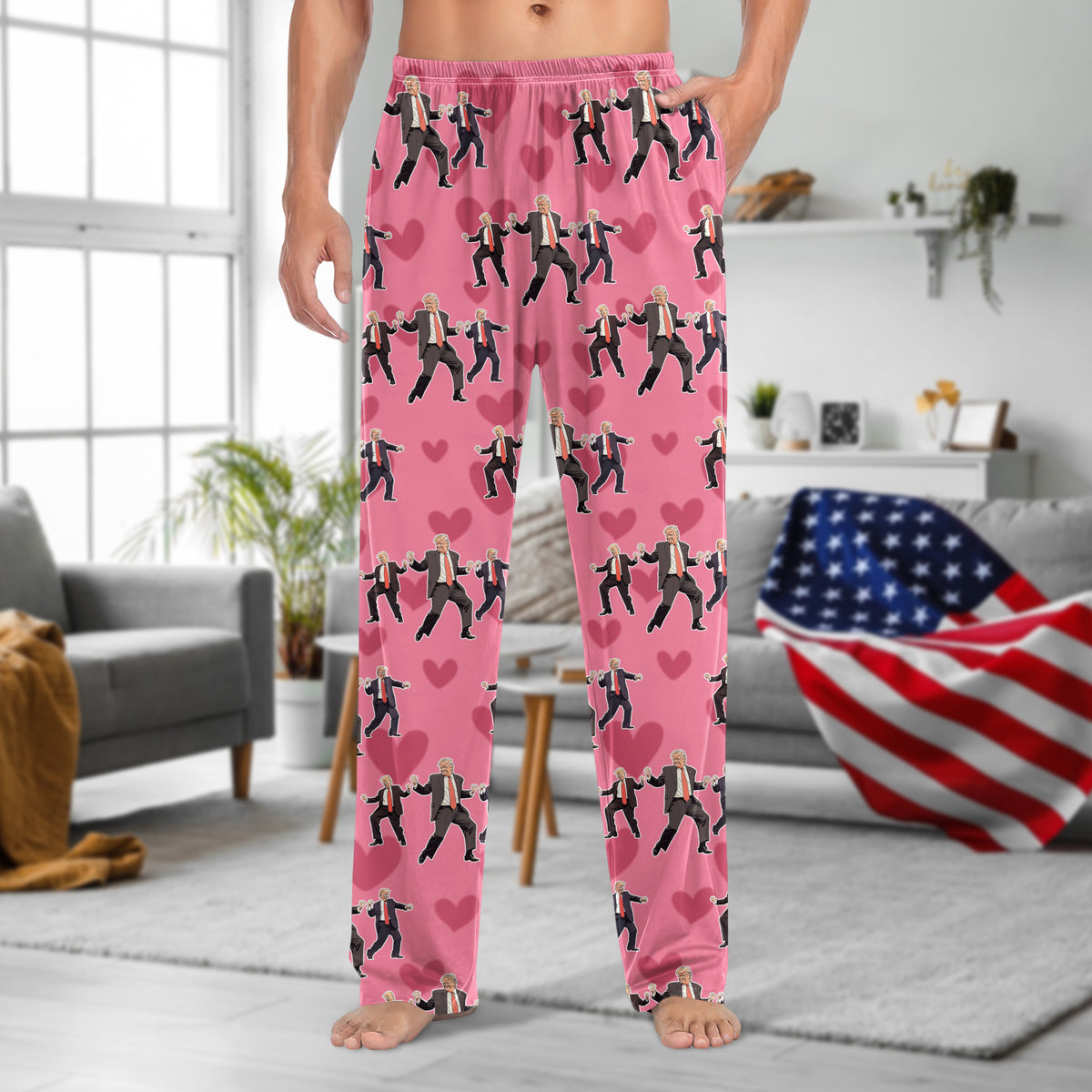 Trump Dancing Trump Valentine's Day Gift Pajamas HA75 64240
