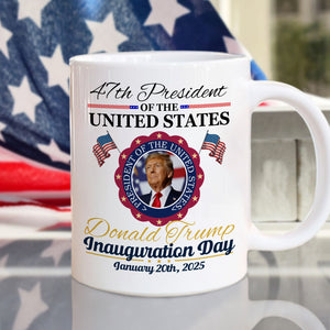 Donald Trump Presidential Inauguration Day 2025 White Mug HA75 67118