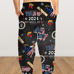 Trump 45 47 Keep America Great Sweatpants HA75 64148