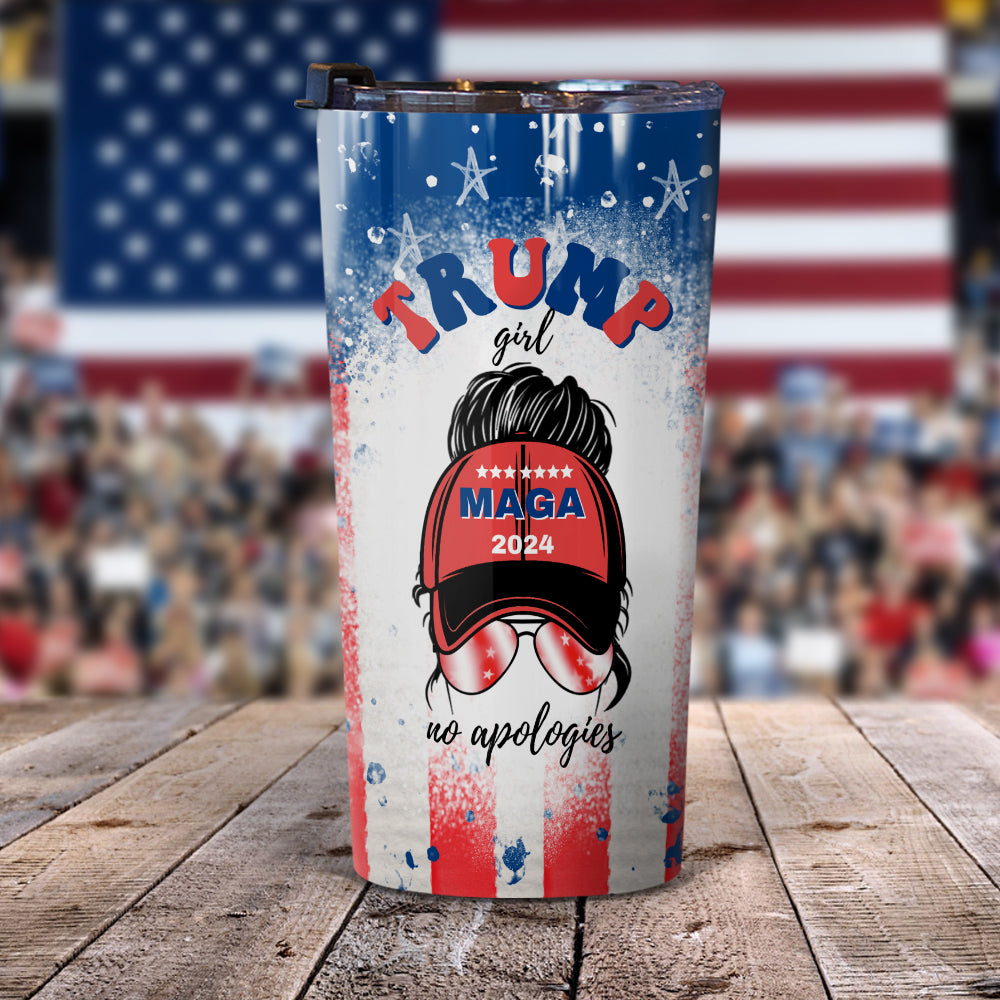 Trump Girl No Apologies Tumbler N304 62571