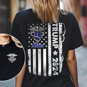 Trump 2024 For Nurse Dark Shirt N369 62507