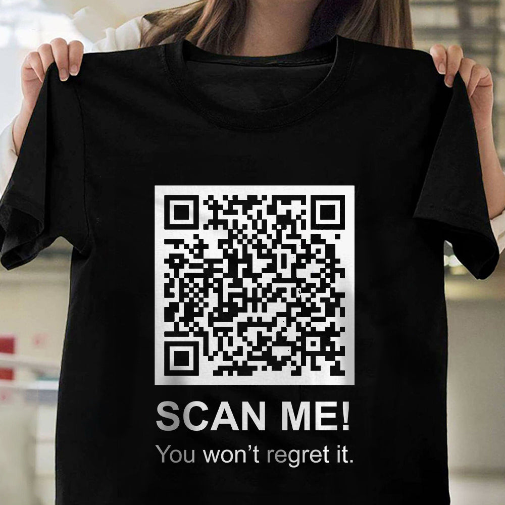 Funny Trump QR Code Dance - Scan me! Dark Shirt HA75 64178