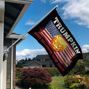 Trumpkin Make Halloween Great Again Banner Flag HA75 63430