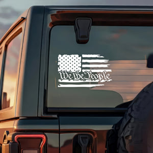 We The People Car Window Decal Sticker LM32 895829