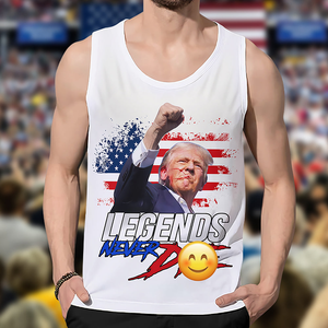 Legends Never D** Donald Trump Tanktop TH10 63221