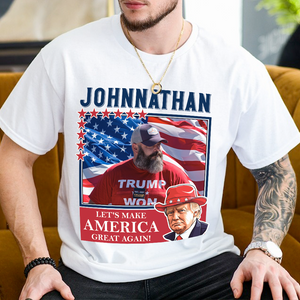 Custom Photo Let's Make America Great Again Trump Shirt HA75 62718