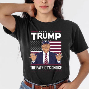 Trump The Patriot's Choice Dark Shirt HA75 62720