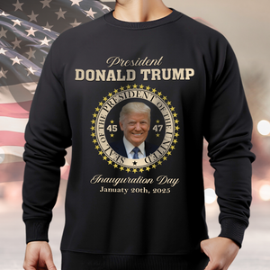 President Donald Trump Black Dark Shirt HA75 64060