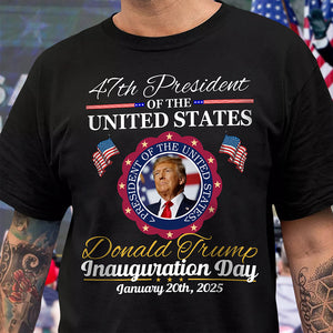 Donald Trump Presidential Inauguration Day 2025 Dark Shirt HA75 67120