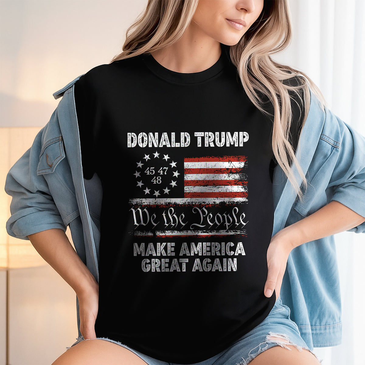 We The People, Make America Great Again Dark Shirt TH10 64631