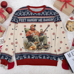 Custom Trump Deer Hunting, Duck Hunting Ugly Sweater HA75 64006