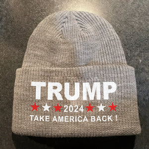 Trump 2024 Take America Back Beanie Hat TH10 63325