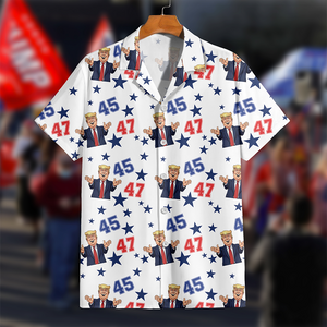 Funny Trump 45 47 Hawaii Shirt Gift For Trump Supporters HA75 64272