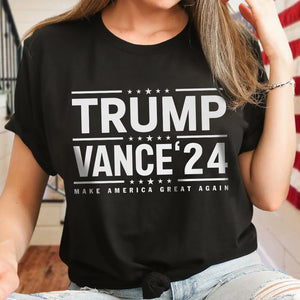 Make America Great Again Trump Vance 2024 Dark Shirt LM32 63695