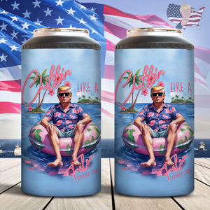 Chillin Like A Felon Summer 2024 Trump President Cooler Tumbler N304 HA75 62918