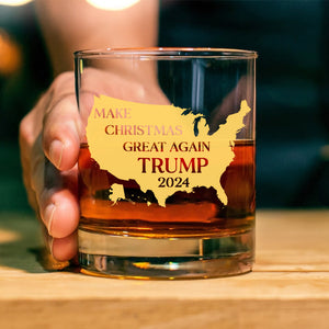 Trump Will Protect America's Legacy in 2024 – Make America Great Again Whisky Glass HA75 63775