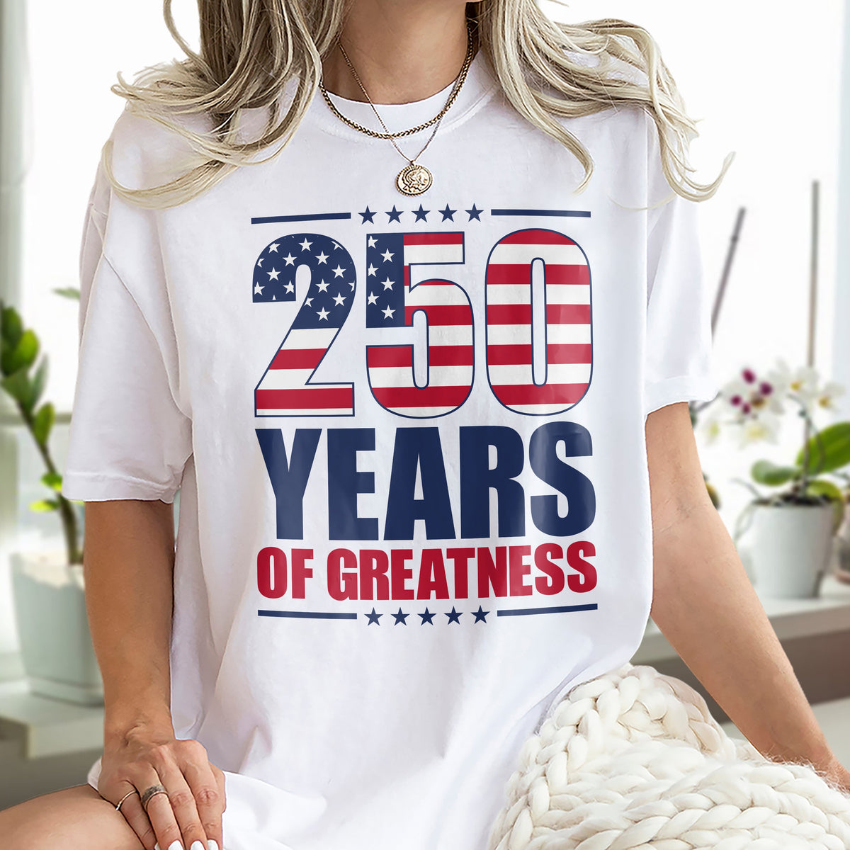 250 Years of Greatness USA Flag Patriotic 1776-2026 Anniversary Bright Shirt LM32 895227