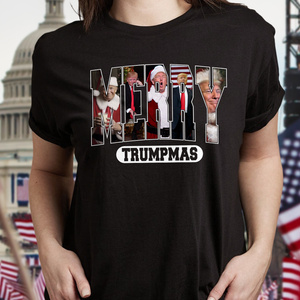 Merry Trumpmas Dark Shirt Funny Christmas Gift For Trump Lovers HA75 67072