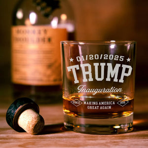 Patriotic Trump Inauguration We’ve Achieved Something Great Engraved Whiskey Glass LM32  65175