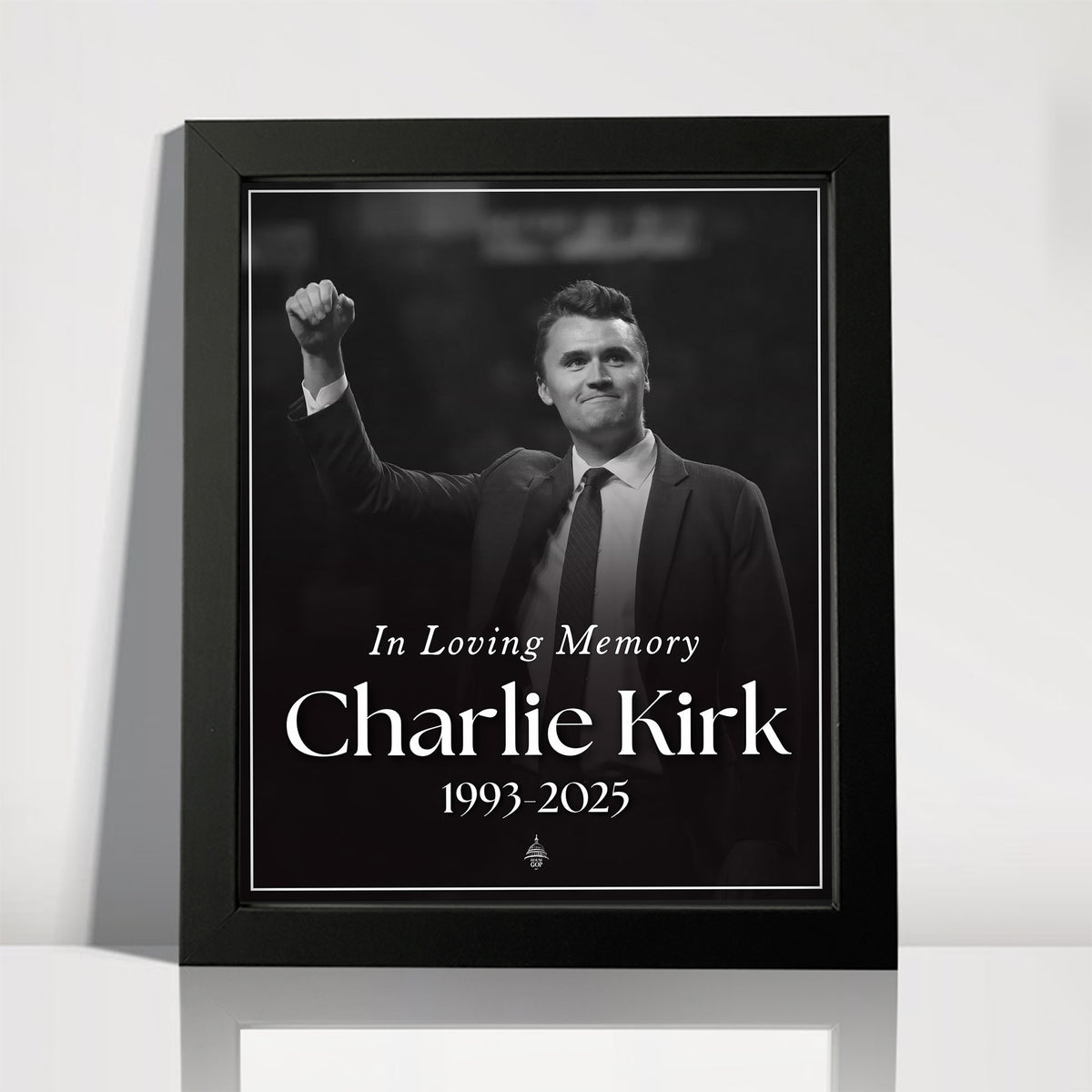 Charlie Kirk Free Speech Hero Picture Frame HO82 65804