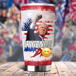 Legends Never D** Donald Trump Fat Tumbler TH10 63269