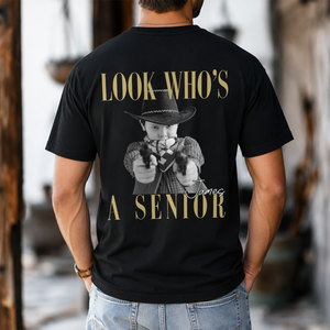 Custom Photo Look Who's A Senior Back Comfort Shirt - Back To School Gift HA75 922064