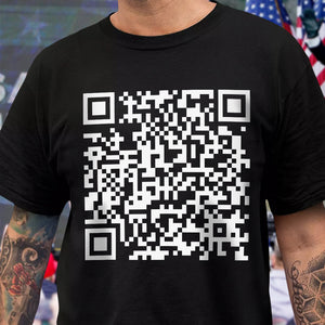 Funny Trump Dance QR Code - Viral Trump Dance Dark Shirt HA75 64174