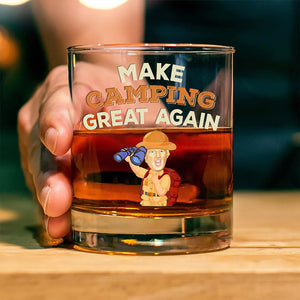 Make Camping Great Again With Trump Whiskey Glass TH10 64177