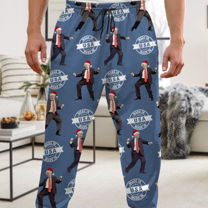 Trump Dancing A Little Bit Crazy Made in USA Christmas Sweatpants LM32 63963