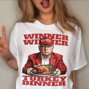 Make America Great Again with Trump Turkey Dinner Bright Shirt LM32 63889