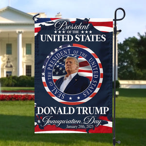 Trump President Inauguration Day Garden Flag TH10 64235