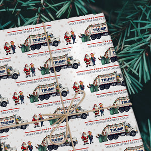 Make Christmas Great Again Wrapping Paper For Christmas Gift TH10 64205