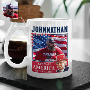 Custom Photo Let's Make America Great Again Trump Mug HA75 62716
