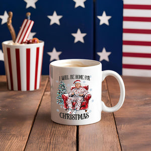 I’ll Be Home for Christmas Trump White Mug – Perfect Festive Gift HO82 63709