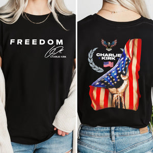 America Flag Charlie Kirk Shirt TH10 64523
