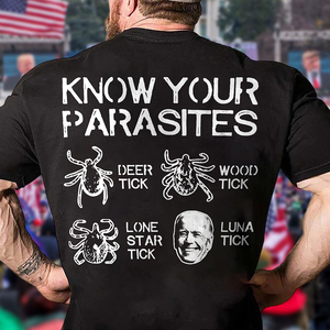 Know Your Parasites Trump Back Shirt N369 62665