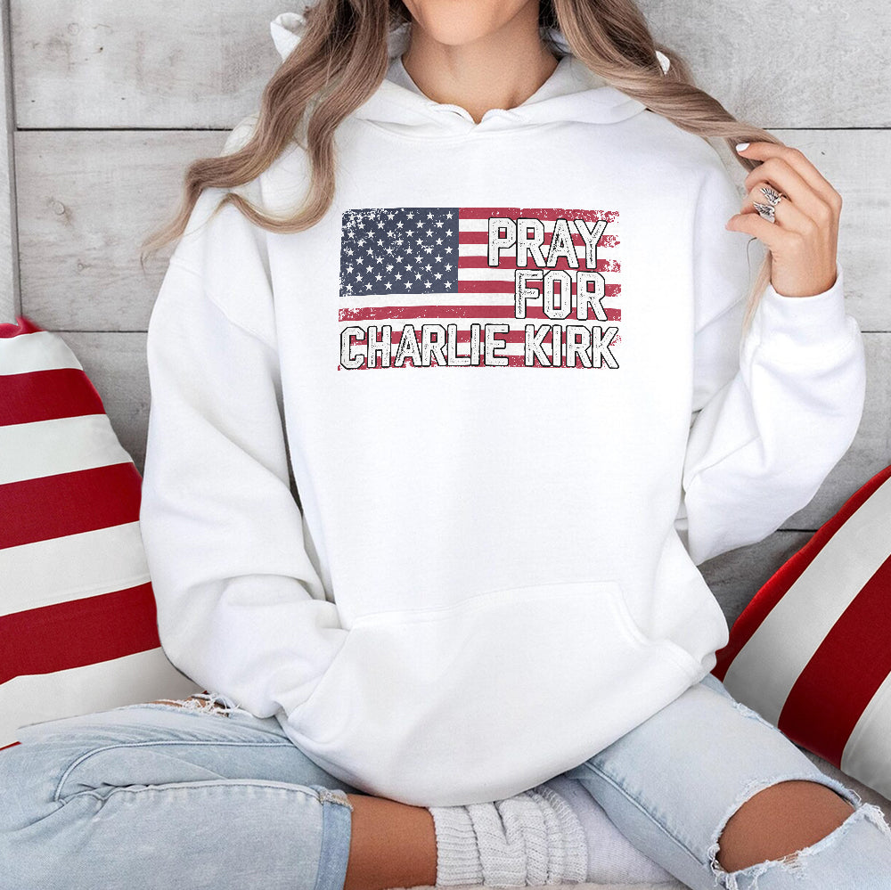 Pray For Charlie Kirk Bright Shirt HA75 64582