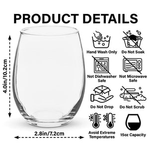 250 Years America Anniversary 250th Independence Day Wine Glass HA75 897358