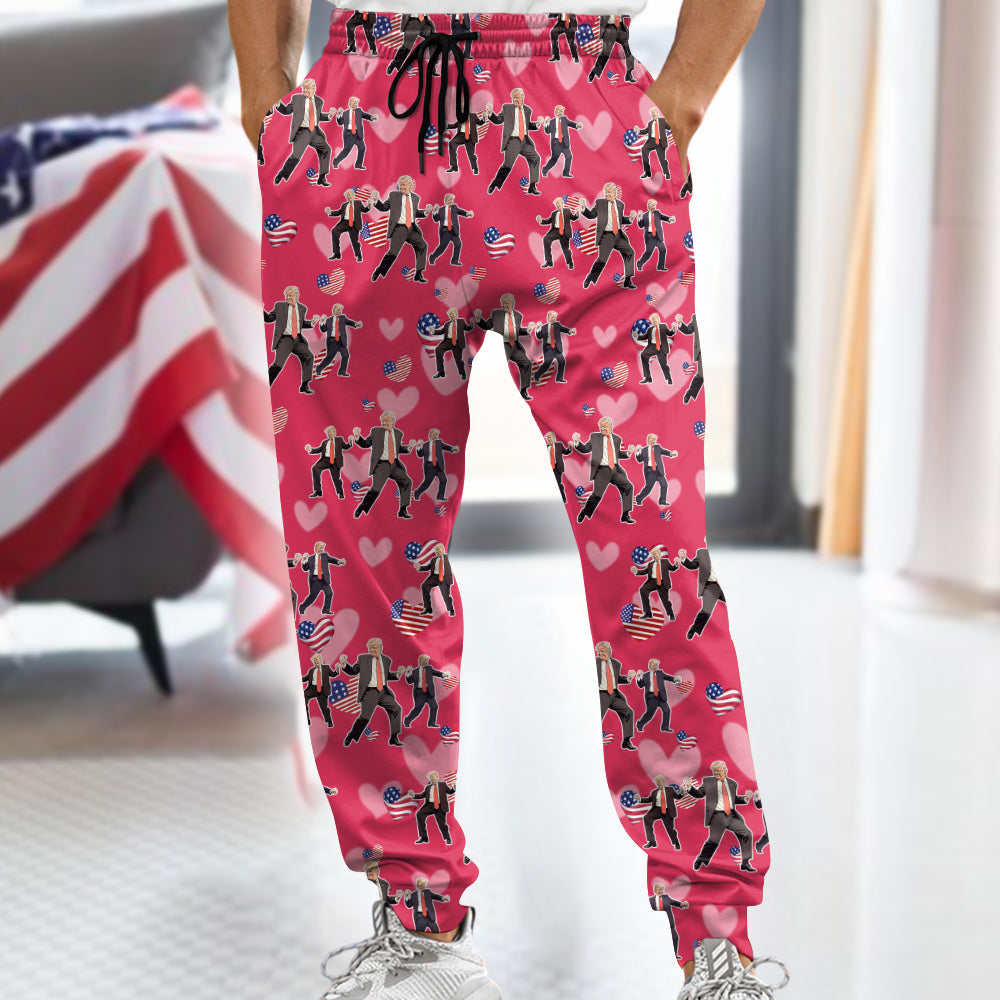 Trump Dancing Trump Valentine's Day Gift Sweatpants HA75 64238