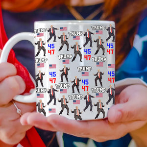 Trump - Embrace Success with a Little Bit of Crazy White Mug LM32 65075