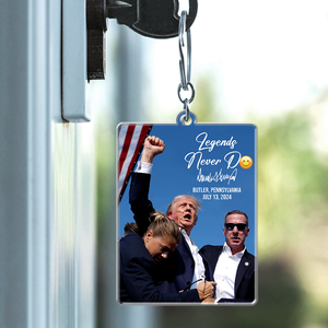 Legends Never D** Donald Trump Keychain TH10 63279