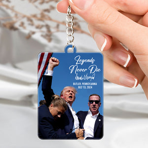 Legends Never D** Donald Trump Keychain TH10 63279