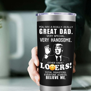 Father'S Day Gifts for Dad from Daughter, Son, Kids - Dad Gifts for Fathers Day - Present for Dad - Birthday Gifts for Dad - Dad Tumbler 20Oz N369 62724