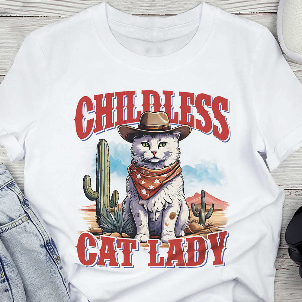 Kamala Harris 2024 Childless Cat Lady Democrat Bright Shirt HO82 63416