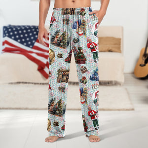 Funny Trump Pajamas with Multiple Cartoon Options - MAGA Style LM32 63965